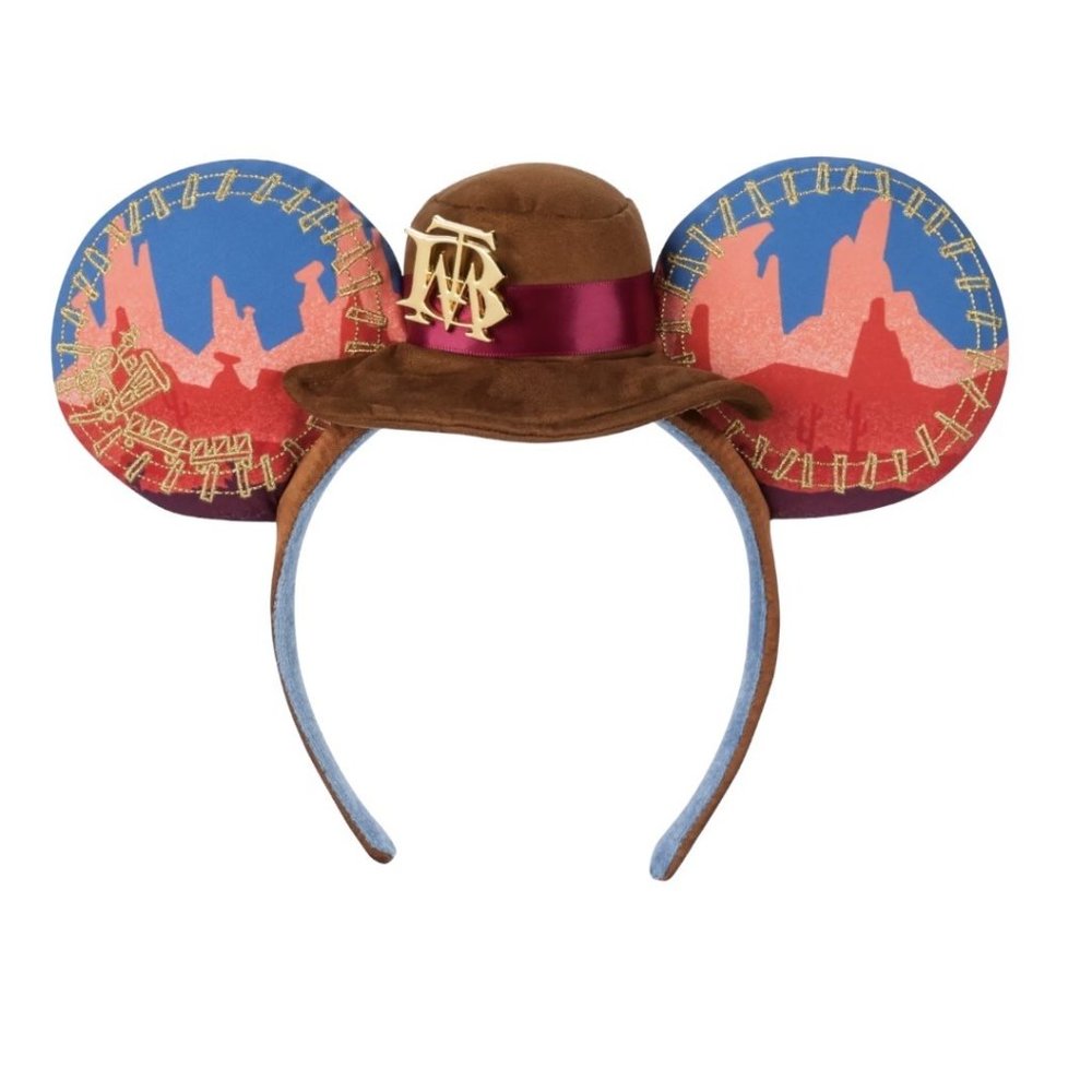 Disney Parks Mickey Mouse Main Attraction Big Thunder Mountain Ears Headband